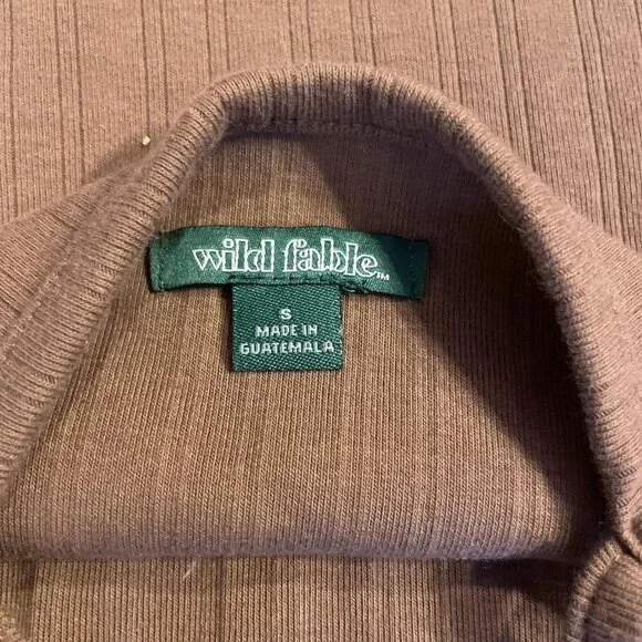 Brown Maxi Dress with Slit - Picture 4 of 5